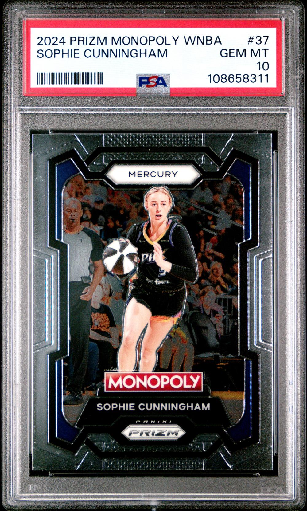 2024 Sophie Cunningham - Basketball Panini Prizm Monopoly WNBA PSA